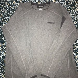 Marmot grey fleece sweater